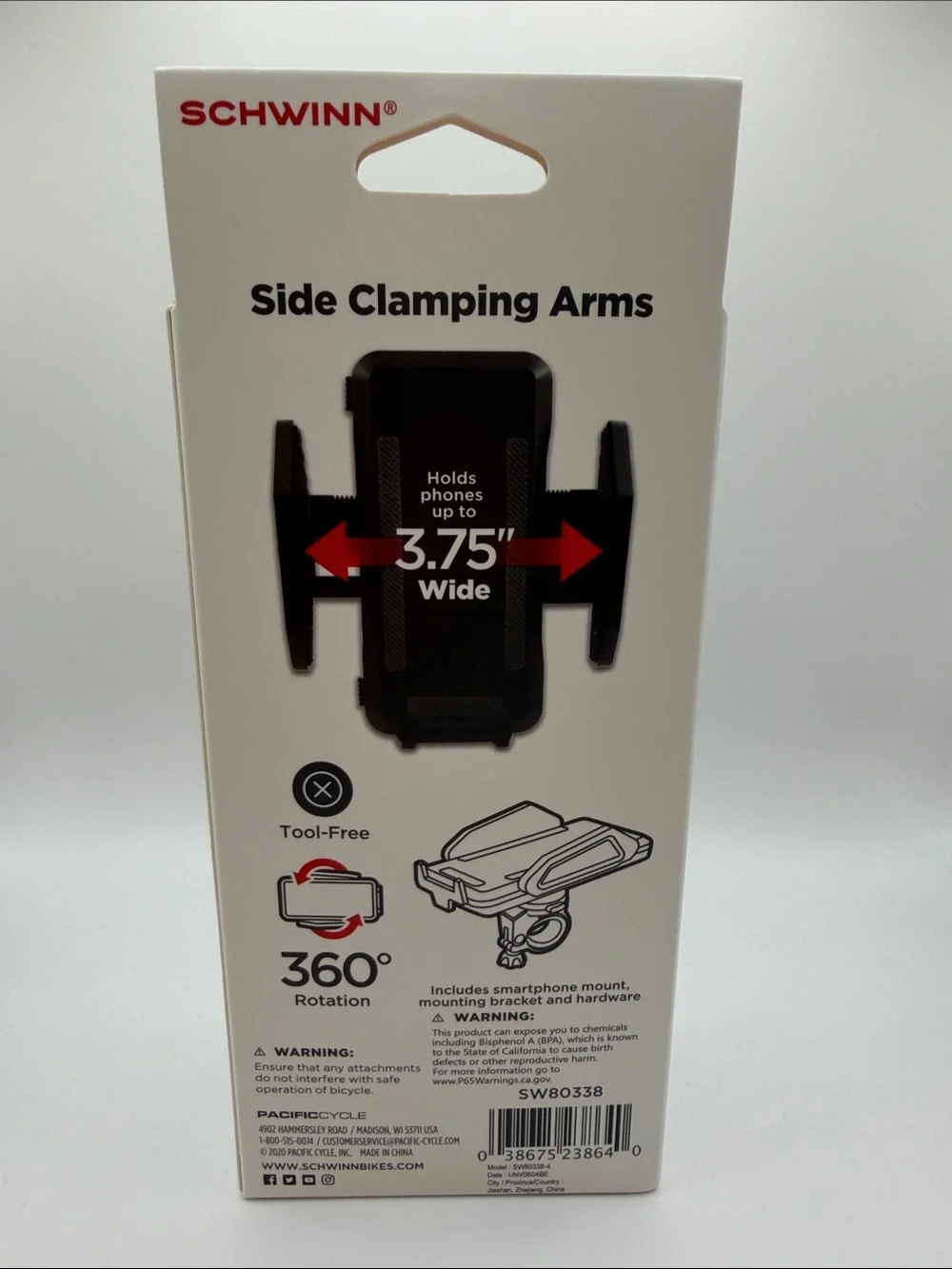 Schwinn Deluxe‎ Phone Mount - White and Black - Picture 2 of 2